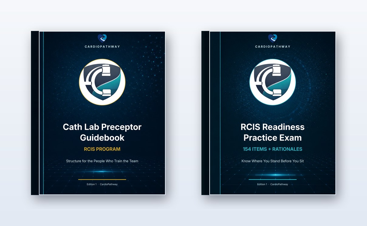 CardioPathway preceptor guidebook and RCIS readiness practice exam